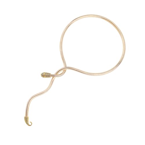 WATERBELINE Flexibles Schlangen-Schlüsselbein-Halskette, gedrehtes Armband, eleganter Legierungsschmuck für den täglichen Gebrauch und besondere Anlässe WATERBELINE Flexibles Schlangen-Schlüsselbein-Halskette, gedrehtes Armband, eleganter Legierungsschmuck für den täglichen Gebrauch und besondere Anlässe von WATERBELINE