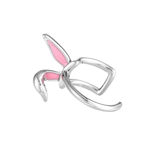 WATERBELINE Hasen-Ohrklemme für Damen, stabile Legierung, ohne Piercing, Modeschmuck für tägliche Outfits von WATERBELINE