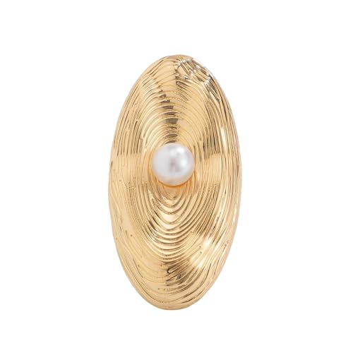 WATERBELINE Knisternde geometrische Perlen, verstellbare Öffnungsringe, auffälliger Fingerschmuck, geeignet für den täglichen Gebrauch von WATERBELINE