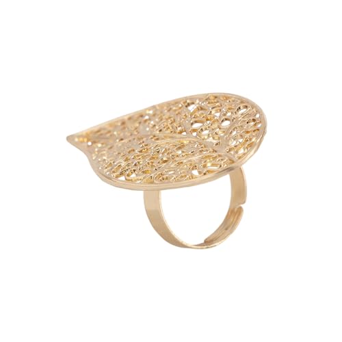 WATERBELINE Knisternde geometrische Perlen, verstellbare Öffnungsringe, auffälliger Fingerschmuck, geeignet für den täglichen Gebrauch von WATERBELINE