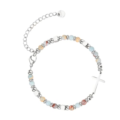 WATERBELINE Kruzifix-Anhänger aus Legierung, sicherer Verschluss, leichter Schmuck, Handgelenkkette, Accessoire für den täglichen Gebrauch von WATERBELINE