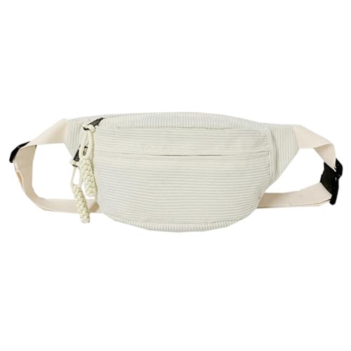WATERBELINE Schulterhandtasche, modische Cord-Hüfttasche für Damen, stilvolle und praktische Bauchtasche, Brusttaschen für Freizeitausflüge von WATERBELINE