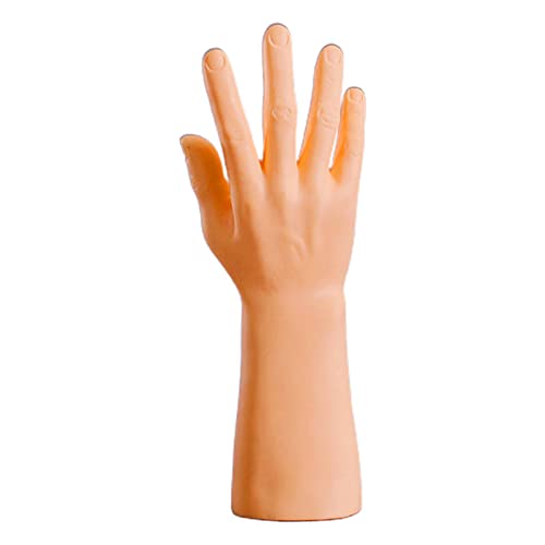WATERBELINE Simulation Männer Hand Modell Hand Halterung Männliche Uhr Schmuck Handschuh Display Hand Modell Haut Farbe Weiß Schwarz Männliche Mannequin Hand von WATERBELINE