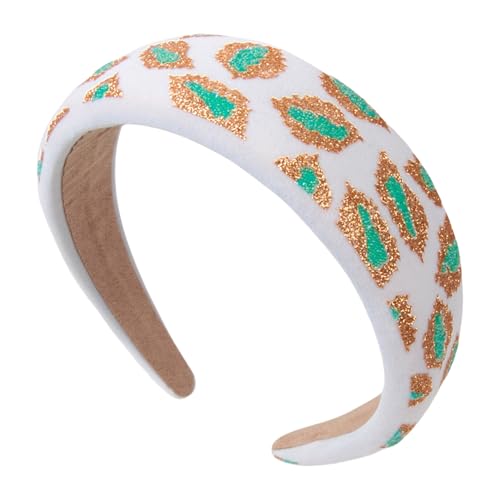 Weitschaum Stirnband Für Weibliche Mädchen Einfache Designs Make Up Haarhoop Gedrucktes Stirnband Hochschädiges Haarband Für Den Täglichen Gebrauch von WATERBELINE