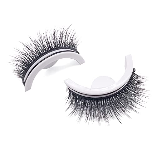 Wiederverwendbare Selbstklebende Wimpern Kein Eyeliner Erforderlich Natürlicher Look Wasserdicht Rutschfest Falsche Wimpern Selbstklebender Wimpernstift Kurz Mit Eyeliner von WATERBELINE