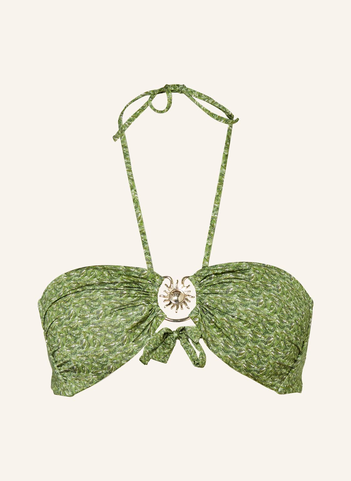 Watercult Bandeau-Bikini-Top Le Soleil gruen von WATERCULT