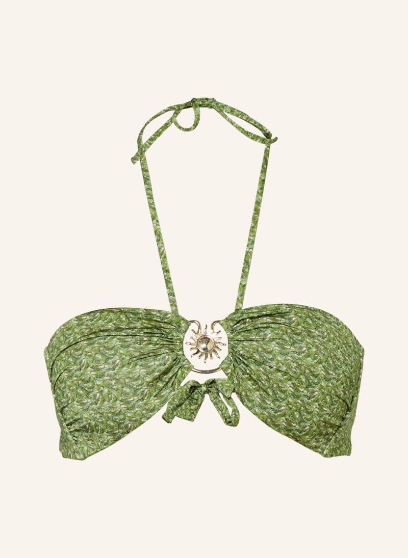 Watercult Bandeau-Bikini-Top Le Soleil gruen von WATERCULT