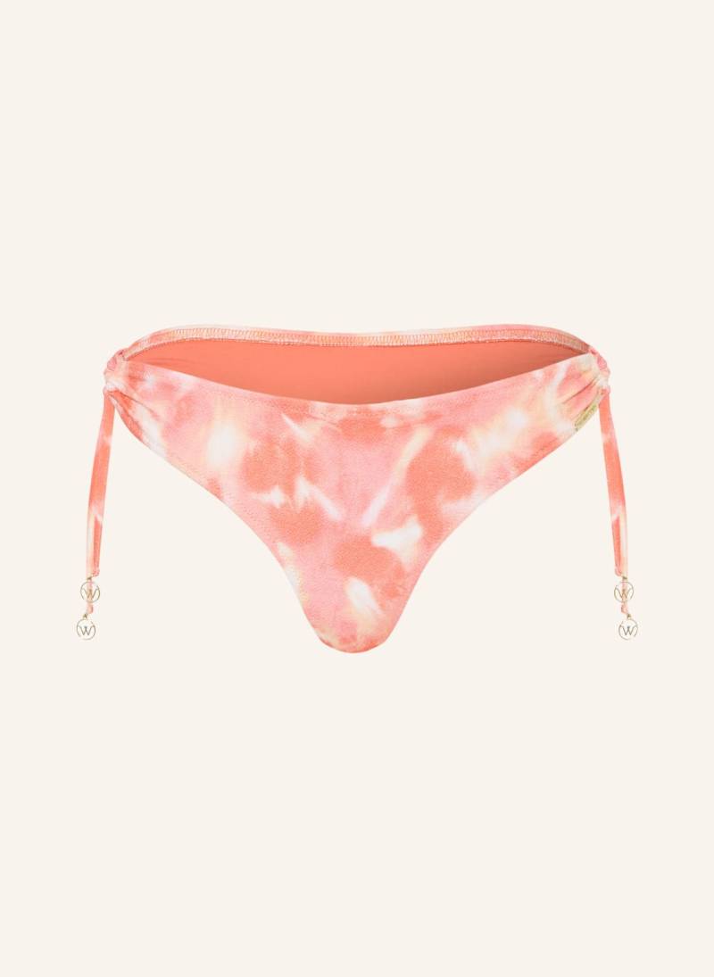 Watercult Basic-Bikini-Hose Sunhaze Dreams Mit Cut-Out pink von WATERCULT