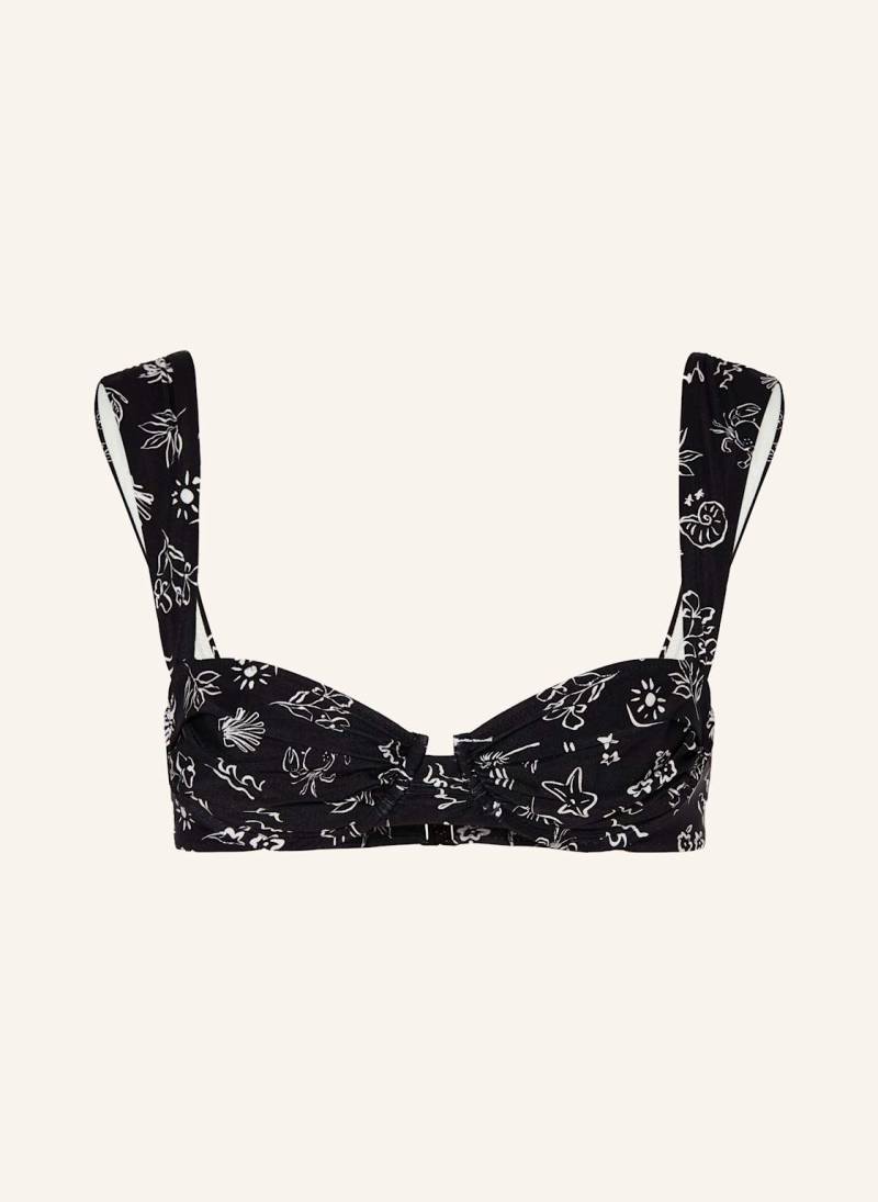 Watercult Bügel-Bikini-Top Café La Mer schwarz von WATERCULT