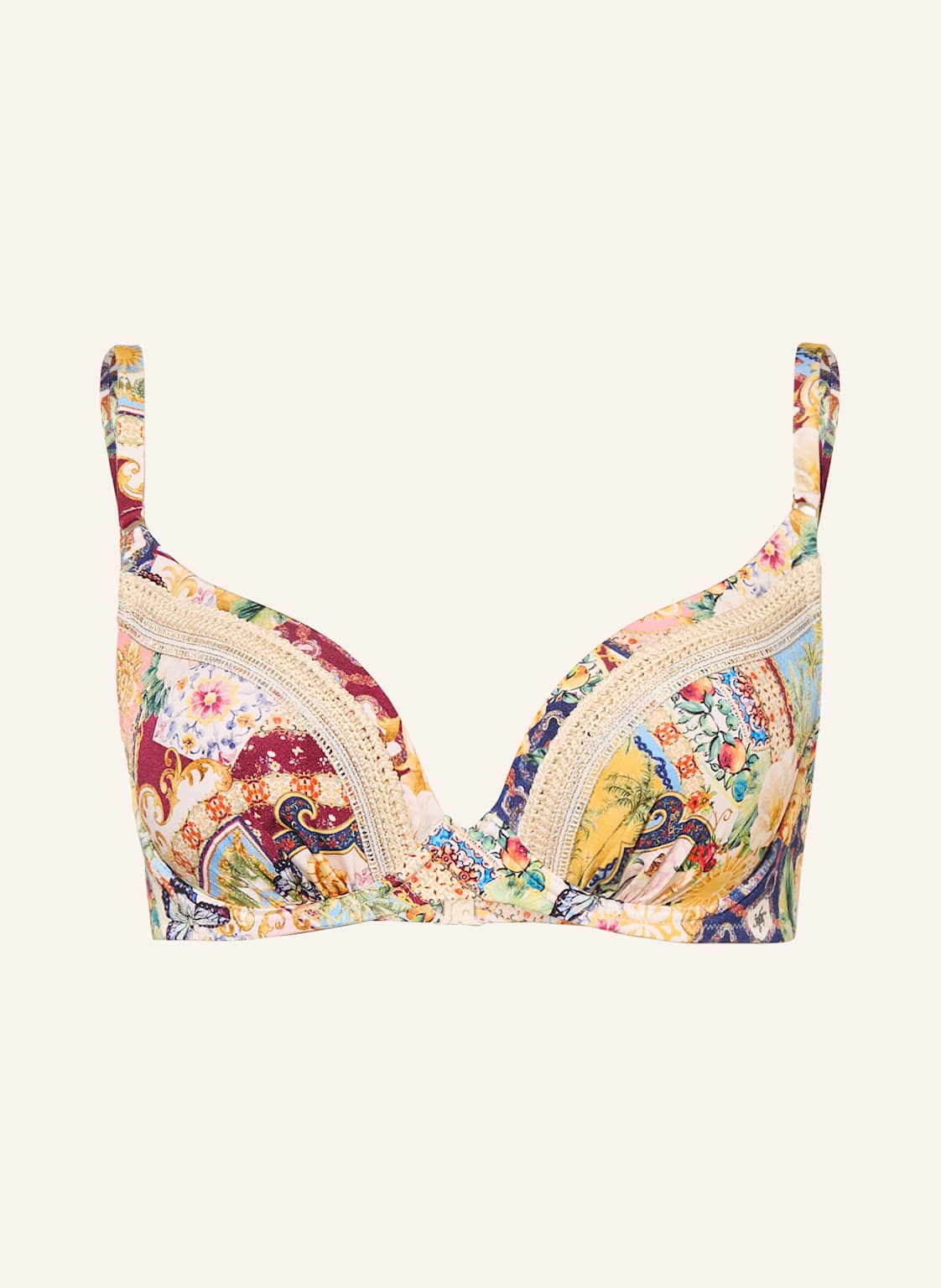 Watercult Bügel-Bikini-Top Treasured Trove gelb von WATERCULT