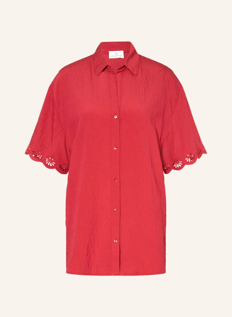 Watercult Hemdbluse Treasured Trove Mit Lochstickereien rot von WATERCULT
