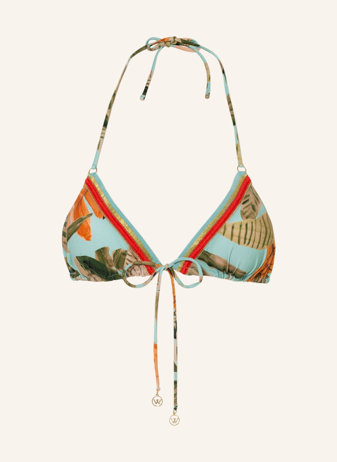 Watercult Triangel-Bikini-Top Vitamine Sea blau von WATERCULT