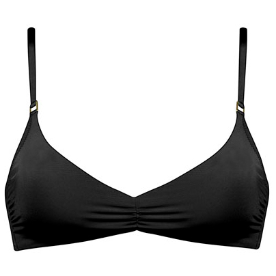 Watercult - Women's Shimmering Solids Bikini Top - Bikini-Top Gr 36 schwarz von WATERCULT