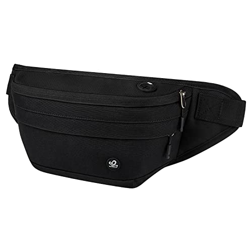 WATERFLY Bauchtasche Herren Damen Groß: Gürteltasche Hüfttasche Sport Guerteltasch Handy Wasserdicht Huefttasch Outdoor Hund Hip Waist Nylon Arbeit Festival Fanny Pack Hundetraining Dam Herr von WATERFLY