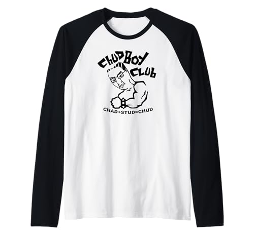 Chud Boy Club Chad Stud Mee Raglan Chud Boy Club Chad Stud Mee Raglan von WATERY CONCEPTS
