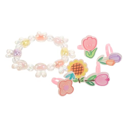WATIIFUFU 1 Satz Schmuckset für Teiliges mit Ringen Buntem Armband Dekorative Schmuckbox für Kleine Prinzessinnen für Besondere Anlässe WATIIFUFU 1 Satz Schmuckset für Teiliges mit Ringen Buntem Armband Dekorative Schmuckbox für Kleine Prinzessinnen für Besondere Anlässe von WATIIFUFU