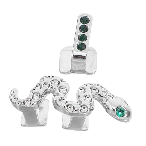 WATIIFUFU 1 Satz Stylisches Metall Zahn für Damen Einzigartiges Design für Kostüm Party Bequeme Zahndekoration für Rapper Auftritte von WATIIFUFU