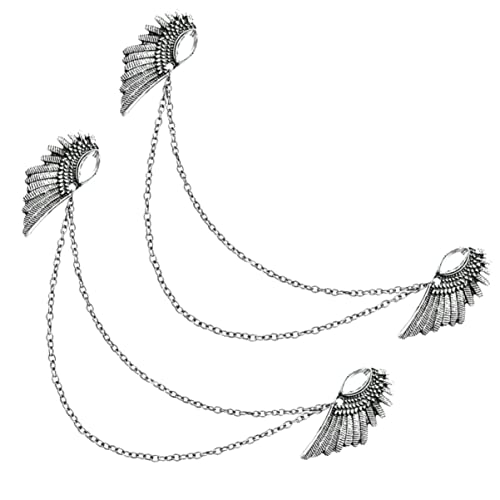 WATIIFUFU 1 Satz Teiliges Vintage Anstecknadeln Für Herren Und Damen Brosche Mit Engelsflügel Design Vielseitig Für Hemd Kleid Und Anzug Geeignet Beschichtet Perfektes Accessoire Für 2 Stück von WATIIFUFU