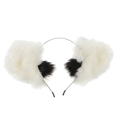 WATIIFUFU Katzenohren-kopfschmuck Plüsch Stirnband Katze Ohr Haarband Cosplay Zubehör Party Festival Kopfbedeckung Stylisches Tier Haarschmuck von WATIIFUFU