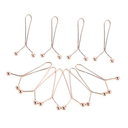 WATIIFUFU 10 Stück Teiliges Hijab clip Roségoldenem Metall Vielseitige Damen schalclips zum Sicheren Befestigen von Kopftüchern und Schals Verstellbare Wiederverwendbare U förmige Broschen von WATIIFUFU