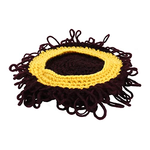 WATIIFUFU Hüte Jungen und Mädchen Perücke Hut Gestrickte Perücke Hut für Baby Fotografie Handgefertigte Hut von WATIIFUFU