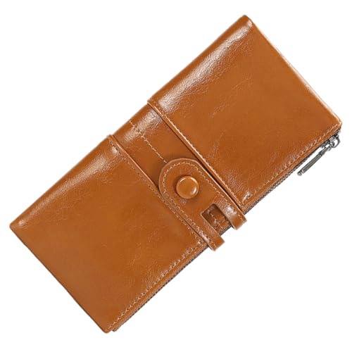 WATIIFUFU 1stück Antikes Damenportemonnaie Lederimitat Vintage Geldbörse Im Retro-Stil -geschützt Und Schmal Für Handtasche Farbe Khaki von WATIIFUFU