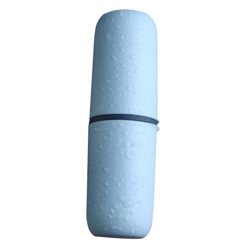 WATIIFUFU 1stück Tragbare Zahnbürsten Und Zahnpastahalter Mit Becher Für Reise Leicht Und Praktisch Für Badezimmer Und Unterwegs Himmelblau Aus Bruchsicherem Material von WATIIFUFU