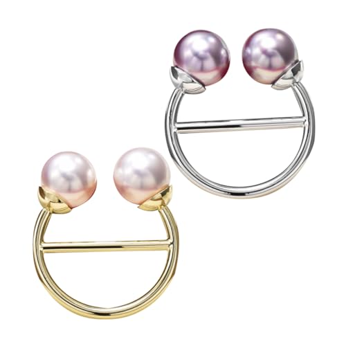 WATIIFUFU 2 Stück Delicate Multifunktionale Schalclips Modische Hemd Knot Fixing Buckles Langlebige Elegante Kleidungsecken befestigung für Damen und Mädchen WATIIFUFU 2 Stück Delicate Multifunktionale Schalclips Modische Hemd Knot Fixing Buckles Langlebige Elegante Kleidungsecken befestigung für Damen und Mädchen von WATIIFUFU