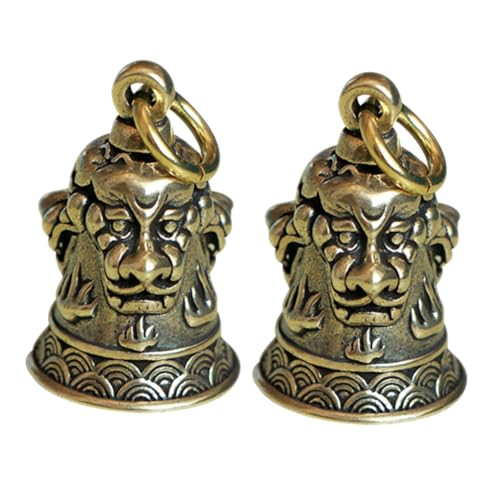 WATIIFUFU 2 Stück Taschenanhänger Schlüsselanhänger Glocken Schlüsselanhänger Glocken Anhänger Schlüsselanhänger Hängende Anhänger Schlüsselanhänger Kreative Schlüsselanhänger von WATIIFUFU