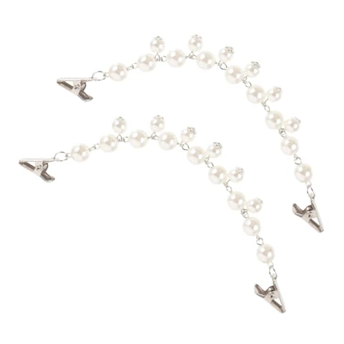 WATIIFUFU 2stücke Vintage Strickjäckchen-clips Mit Perlenverschluss Retro Cardigan Kragen Clips Für Damen Und Mädchen Vielseitig Einsetzbar Für Besondere Anlässe von WATIIFUFU