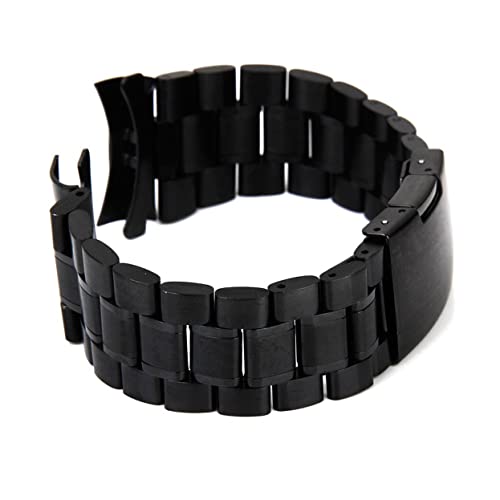 WATIIFUFU 24mm Edelstahl Armband Für Uhren Mit Gebogenem Ende Hochwertiges Solides Design Inkl 4 Uhrenfederstäbe WATIIFUFU 24mm Edelstahl Armband Für Uhren Mit Gebogenem Ende Hochwertiges Solides Design Inkl 4 Uhrenfederstäbe von WATIIFUFU