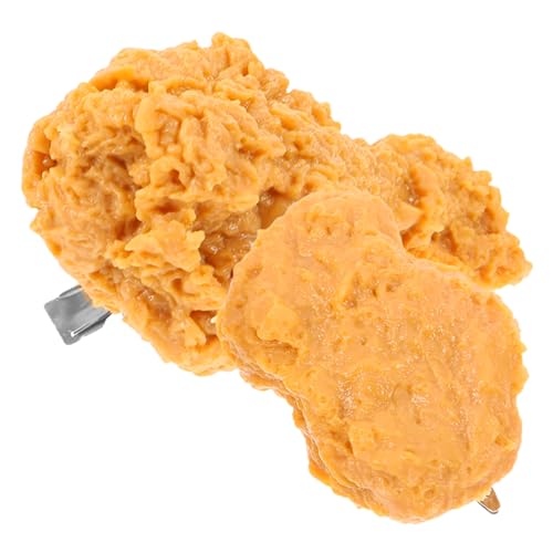 WATIIFUFU 2stücke Damen Haarspangen Simulierte Hähnchen Haarspangen Süße Haarnadeln Haar Zubehör von WATIIFUFU