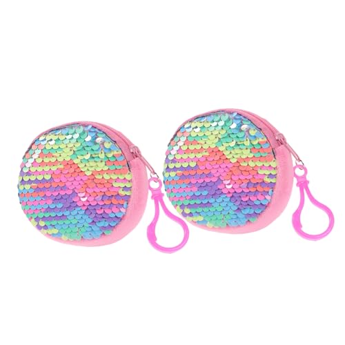 WATIIFUFU Modische Kleine Damen-geldbörse Mit Pailletten Clutch Reißverschluss Geldbörse Aus Stoff Kompakter Kartenhalter Für Damen von WATIIFUFU