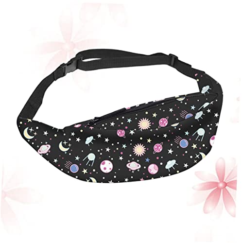 WATIIFUFU Hüfttasche Mit Reißverschluss Und Verstellbarem Schnallengürtel Bauchtasche Druck Sternenhimmel Muster Klein Und Praktisch Für Damen Und Herren von WATIIFUFU