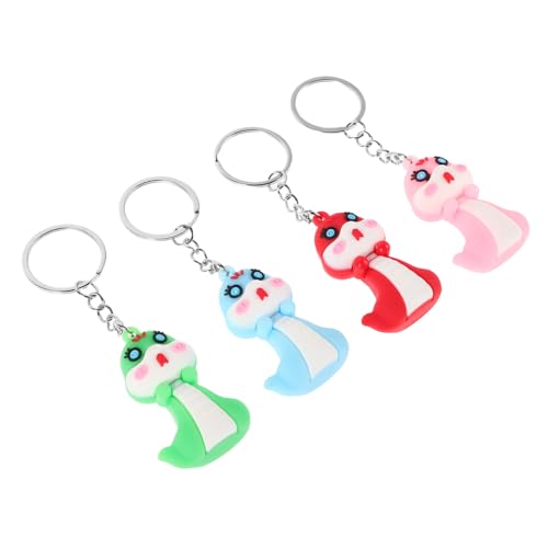 WATIIFUFU Schlangen-schlüsselanhänger-Set 4-teilig Einzigartiger Tier-schlüsselanhänger Für Auto Tasche Modischer Schlüsselanhänger Taschenanhänger von WATIIFUFU