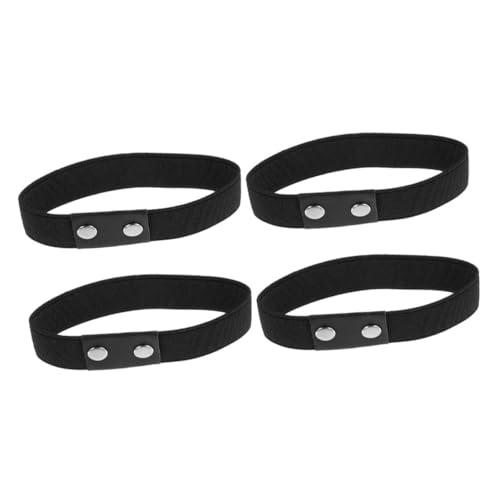 WATIIFUFU 4 Stück Teiliges Elastisches High Heel Schuhriemen Abnehmbare Anti lose Bänder für Damen Komfortable Fersenschoner Rutschfeste Schnürsenkel Einfach zu Befestigen und Langlebig von WATIIFUFU