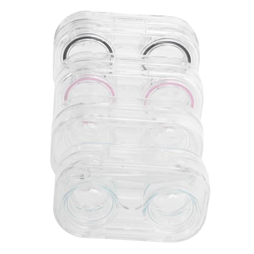 WATIIFUFU 4stücke Kontaktlinsenbehälter Klarer Aufbewahrungsbox Für Kosmetische Linsen Tragbarer Und Auslaufsicherer Kontaktlinsenhalter Für Damen Für Reisen Und Alltag WATIIFUFU 4stücke Kontaktlinsenbehälter Klarer Aufbewahrungsbox Für Kosmetische Linsen Tragbarer Und Auslaufsicherer Kontaktlinsenhalter Für Damen Für Reisen Und Alltag von WATIIFUFU