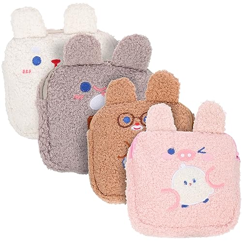 WATIIFUFU 4stücke Tragbare Tampon-Taschen Dekorative Geld-Taschen Frauen Mädchen Outdoor Hygienebeutel Für Kleine Periodentaschen von WATIIFUFU