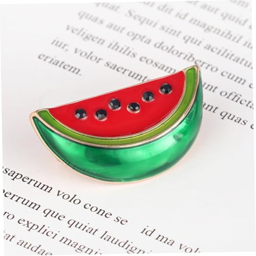 WATIIFUFU 5 Stück Teiliges Wassermelonen anstecknadel Robustem Zinklegierung Niedliche Broschen für Damen und Herren Vielseitig als Cardigan Kragen Hemdclip Langlebig und Leicht von WATIIFUFU