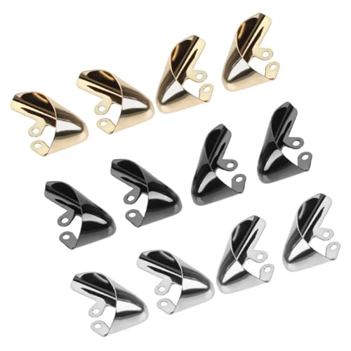 WATIIFUFU 6 Paare Schuhspitzenschutz Hochwertige Schuhspitzen Schoner in Gold Silber Schwarz für Damen High Heels Absatztipps Schutz und Reparatur Zubehör Langlebig und Modisch von WATIIFUFU