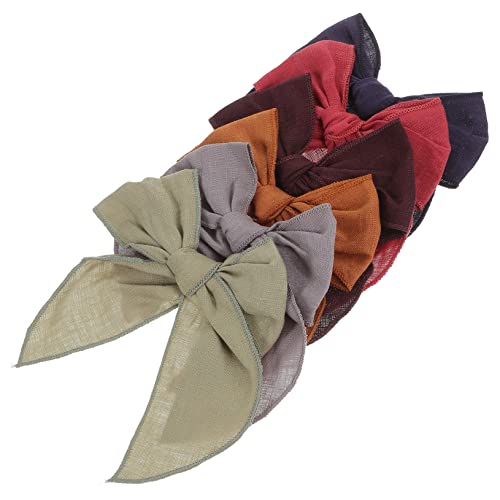 WATIIFUFU 6 Stück Haarspangen Mit Schleife Für Mädchen Große Schleifen Für Haarschmuck Haarschleifen-clips Für Frauen von WATIIFUFU