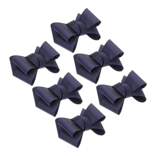 WATIIFUFU 6 Stück Schleifen Schuhschmuck aus Robustem Geripptem Stoff Elegante Bowknot Schuhdekoration für Damen Vielseitig Verwendbar als Schuhclips und Bekleidungsverzierung für Hochzeit von WATIIFUFU