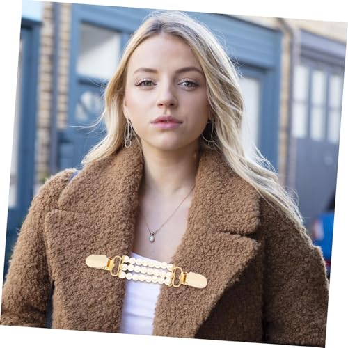 WATIIFUFU 8 Stück Teiliges Retro Strickjackenclips für Damen Vielseitige und Modische Broschen Praktische Shawl Clips zum Fixieren und Dekorieren von Pullovern Schals und Cardigans von WATIIFUFU