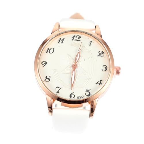 WATIIFUFU Armbanduhr Für Damen Mit Fünfzackigem Sternmotiv Lederuhr Im Modischen Und Eleganten Design Prägnante Uhren Für Lässige Anlässe Und Partys von WATIIFUFU