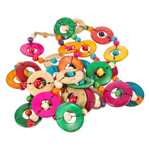 WATIIFUFU Boho Ethnische Lange Damen Halskette mit Kokosnuss Anhänger Bunte Perlen Handgefertigter Schmuck für Frauen und Mädchen Modischer Bohemia Stil für Party und Alltag WATIIFUFU Boho Ethnische Lange Damen Halskette mit Kokosnuss Anhänger Bunte Perlen Handgefertigter Schmuck für Frauen und Mädchen Modischer Bohemia Stil für Party und Alltag von WATIIFUFU