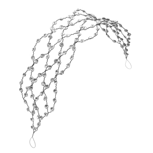 WATIIFUFU Breites Strass Haarband Damen mit Hohlraum Mesh Design Atmungsaktives Leichtes Haarschmuck für Party Eleganter Haarreif mit Bequemen Sitz und Langlebiger Verarbeitung von WATIIFUFU