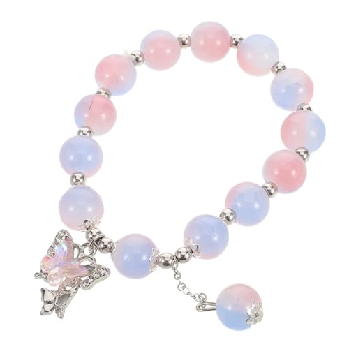 WATIIFUFU Butterfly Glasperlen Armband Damen Beads Schmuck Chinesisches Traditionelles Perlenarmband Handgefertigtes Design Für Mutter Freundin von WATIIFUFU