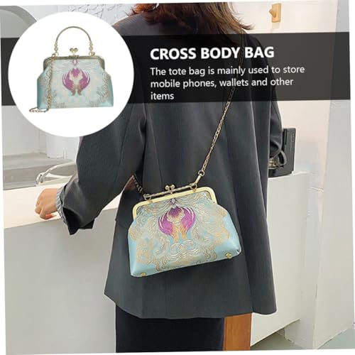 WATIIFUFU Chinese Style Cheongsam Tasche Retro Umhängetasche Damen Storage Pouch Elegante Abendtasche für Alltag Party Shopping von WATIIFUFU