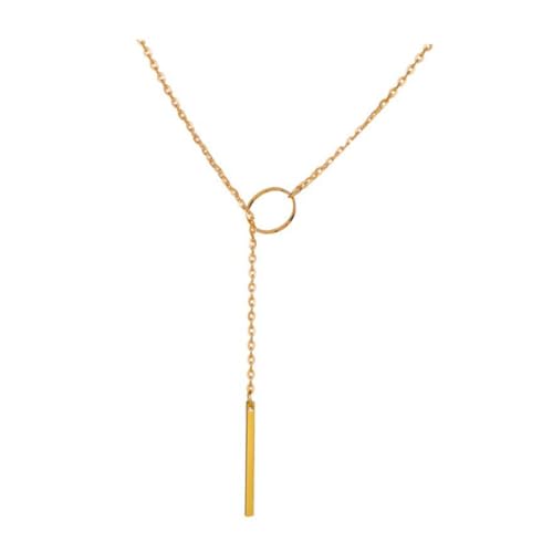 WATIIFUFU Damen Halskette Leichte Metall Klavierkette Hautfreundliche Halskette für Frauen Clavicle Chain Schmuck Vielseitiges Accessoire für Jeden Anlass von WATIIFUFU