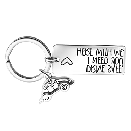 WATIIFUFU Schlüsselanhänger Aus Edelstahl Fürs Auto Schlüsselanhänger „Key Chain“ Für Vater Und Freund Dekoratives Ornament von WATIIFUFU